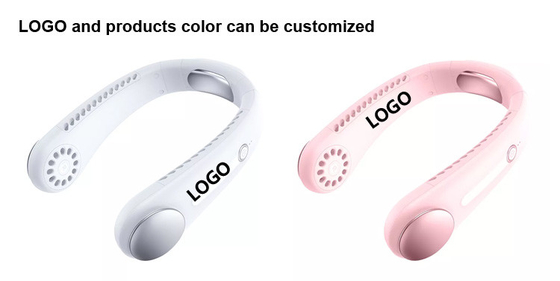Hebron Cooling Neck Fan Type-c Portable Rechargeable Handfree  Neck Cooler With 4000mAh lithium battery