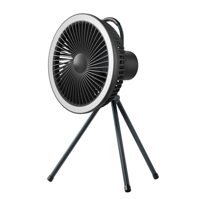 HEBRONFAN 8 Inch Rechargeable Fan Tripod Hanging For Tent Camping