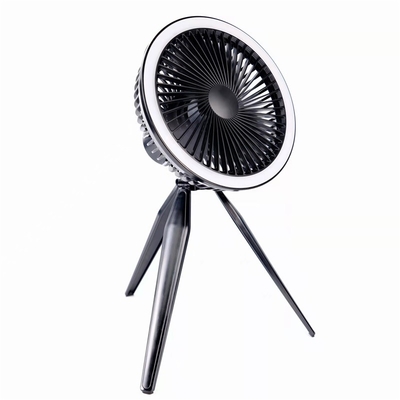 6 In 1 Portable Camping Fan 12w Air Cooling Camping Lantern With Fan