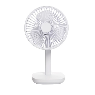 White Black Pink Portable Table Fan With Battery 10000mAh
