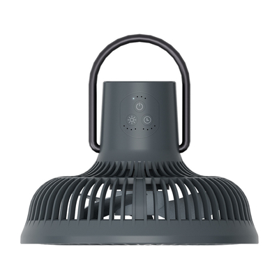 Cordless Portable Camping Fan 7800mAh Tripod Stand Fan With Power Bank LED Camp