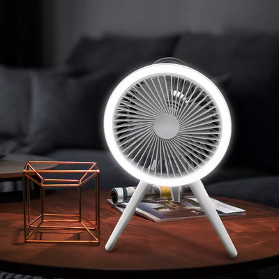 Adjustable Power Portable Camping Fan Multifunctional Outdoor Tripod Pedestal Fan