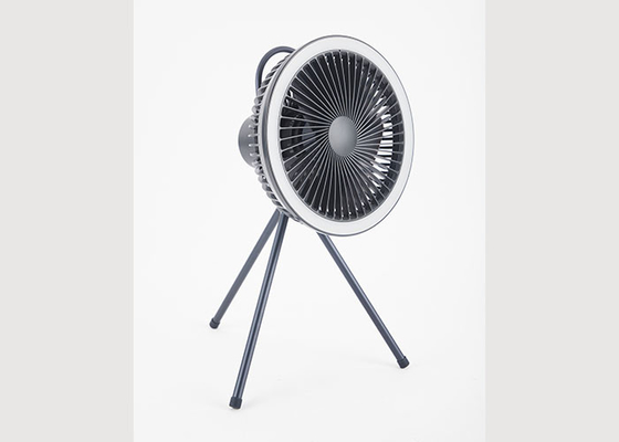 Outdoor Tripod Camping Fan Multifunctional Adjustable Night Light Tripod Pedestal Fan