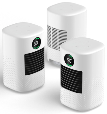 USB Powered Small Desk Heater Fan App Controlled With 1-4h Timer