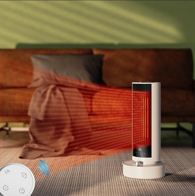Household / Office PTC Heater Fan With 1-4h Timer And 3 Speed Levels