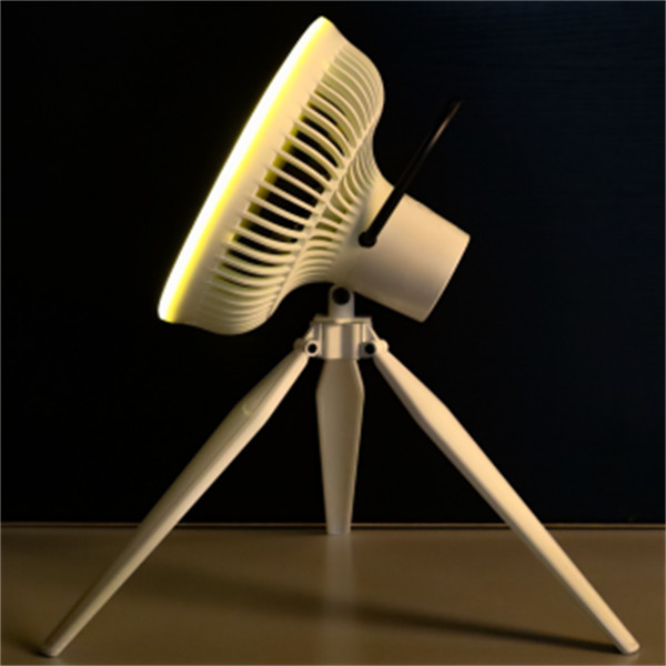 6 In 1 Portable Camping Fan 12w Air Cooling Camping Lantern With Fan