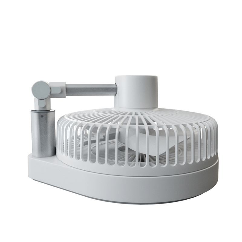 HEBRON Portable Foldable Fan Desktop Table Fan With Light For Home Office Bedroom